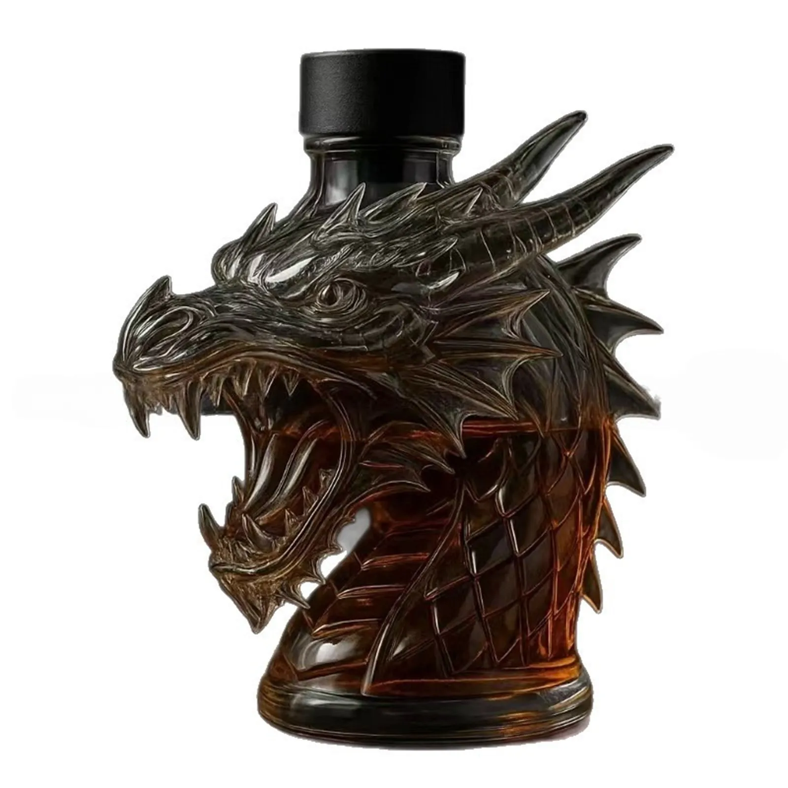 Creative Dragon Whiskey Decanter, Art Dragon Head Statue, Dragon Whiskey Decanter, Glass Whiskey Bottle, Male's Holiday Gift
Creative Dragon Whiskey Decanter, Art Dragon Head Statue, Dragon Whiskey Decanter, Glass Whiskey Bottle, Male's Holiday Gift
