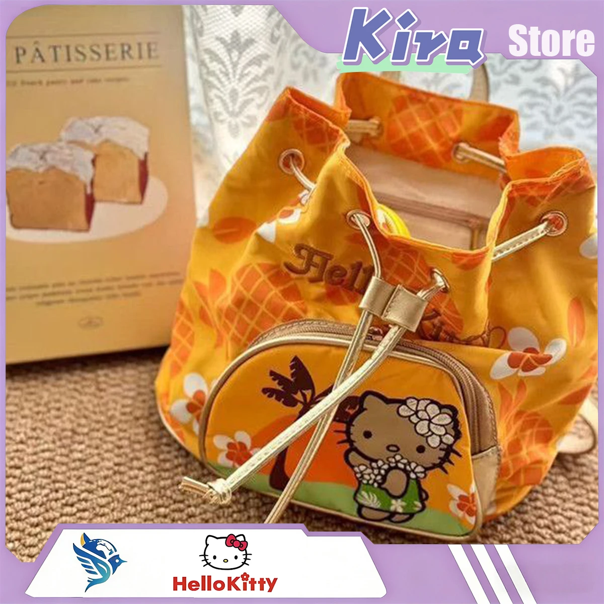 HELLO KITTY American-Style Retro Backpack Hawaii Large-Capacity Drawstring Versatile Bucket Bag Look Good When Taking Photos
HELLO KITTY American-Style Retro Backpack Hawaii Large-Capacity Drawstring Versatile Bucket Bag Look Good When Taking Photos