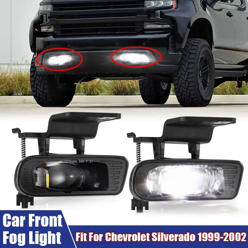 2Pcs Car LED Fog Lights DOT Compliant Signal Lamp For Chevy Silverado 1500HD 2500HD 2001-2002/Suburban 1500 2500/Tahoe 2000-2006
2Pcs Car LED Fog Lights DOT Compliant Signal Lamp For Chevy Silverado 1500HD 2500HD 2001-2002/Suburban 1500 2500/Tahoe 2000-2006