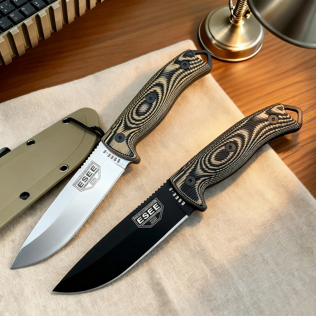 Esee-5 Ant Knife Tactical Straight knife, high hardness 1095 high carbon steel camping jungle obstacle clearance survival knife
Esee-5 Ant Knife Tactical Straight knife, high hardness 1095 high carbon steel camping jungle obstacle clearance survival knife