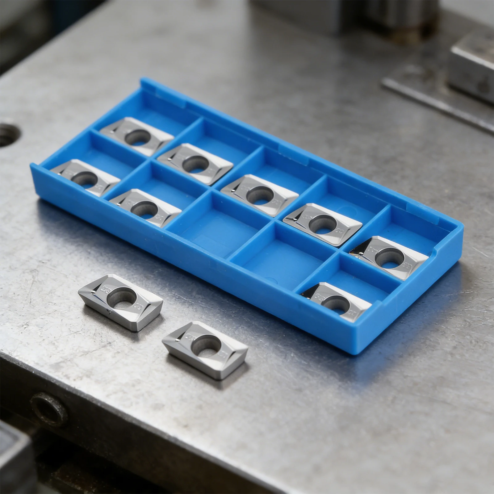 Carbide Milling Inserts 10PCS APKT1604PDFRG2H01 for Aluminum and Non Ferrous Metals Suitable for Semi Finishing and Finishing
Carbide Milling Inserts 10PCS APKT1604PDFRG2H01 for Aluminum and Non Ferrous Metals Suitable for Semi Finishing and Finishing