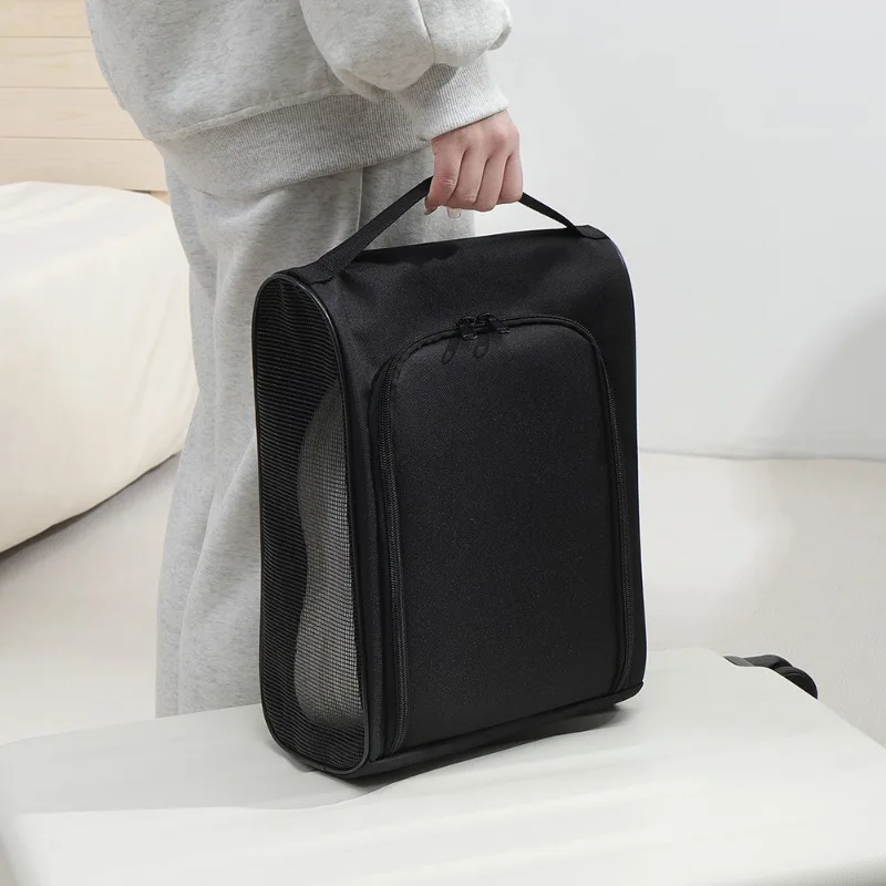 New Travel Shoe Storage Bag Portable Handheld Breathable Shoe Pouch for Business Trip
New Travel Shoe Storage Bag Portable Handheld Breathable Shoe Pouch for Business Trip