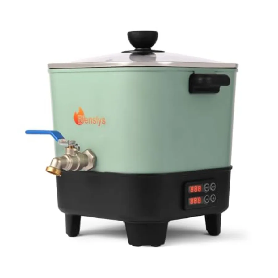 Electric Wax Melter Pot for CandleSoap Making 7Qts Large Ccity with Digital Temperature Control Non-Stick V-Shape Bottom Spout
Electric Wax Melter Pot for CandleSoap Making 7Qts Large Ccity with Digital Temperature Control Non-Stick V-Shape Bottom Spout