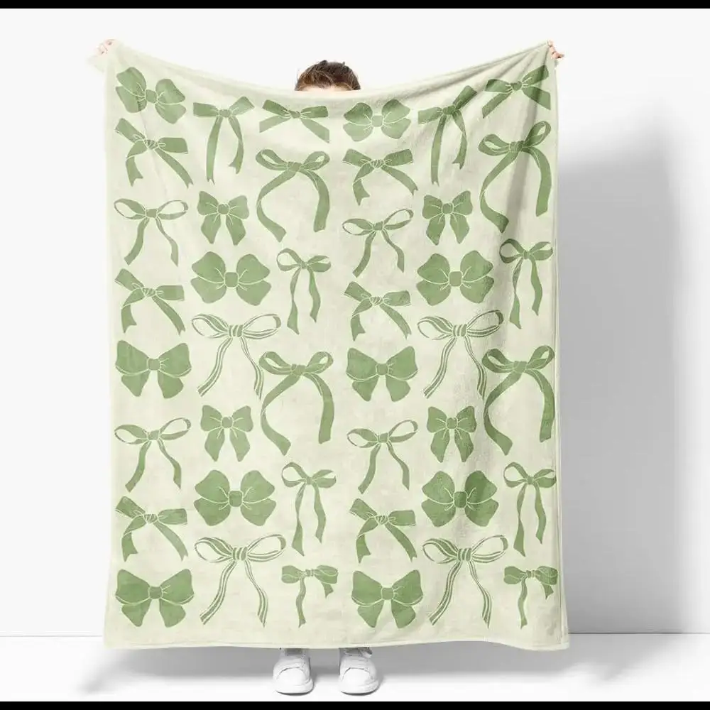 Плед Sage Green Bow Blanket в стиле Preppy Coquette, электрический плед для девичьей спальни, модный и оригинальный декор для комнаты
Плед Sage Green Bow Blanket в стиле Preppy Coquette, электрический плед для девичьей спальни, модный и оригинальный декор для комнаты