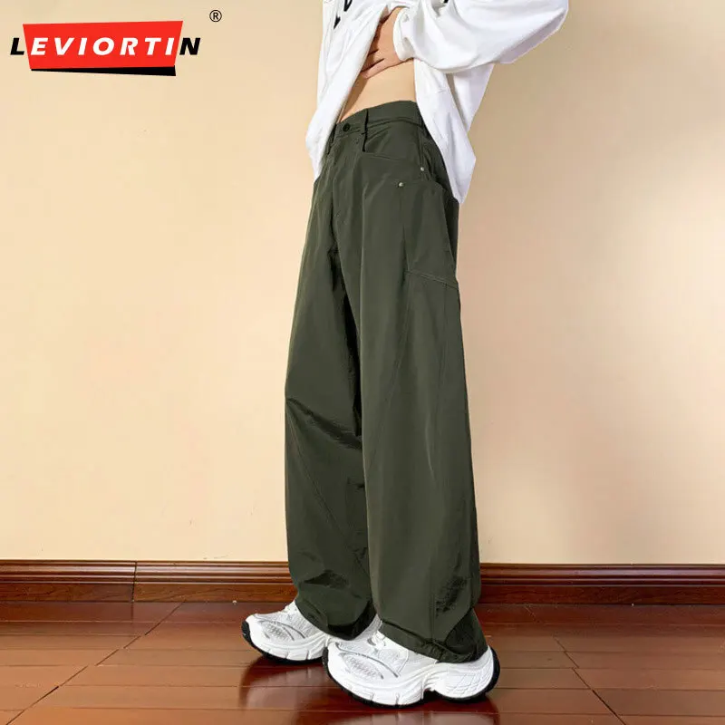 2025 Spring new work pants men's loose and versatile fashionable straight leg wide leg pants Anxika quick drying casual pants
2025 Spring new work pants men's loose and versatile fashionable straight leg wide leg pants Anxika quick drying casual pants