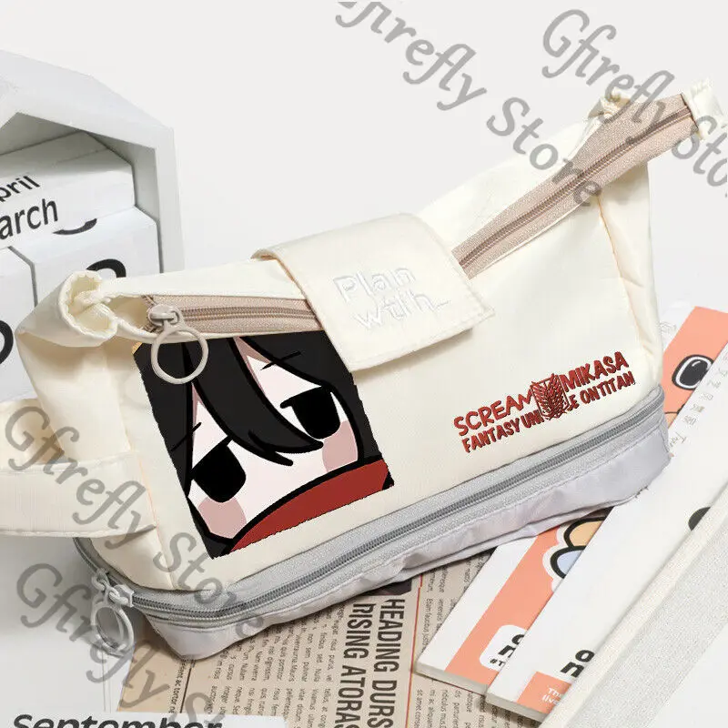 Mikasa.Ackerman Attack on Titan Pen Bag High Quality Large Capacity Anime Peripheral Love Bath Time Toothpaste Colleagues Gift
Mikasa.Ackerman Attack on Titan Pen Bag High Quality Large Capacity Anime Peripheral Love Bath Time Toothpaste Colleagues Gift