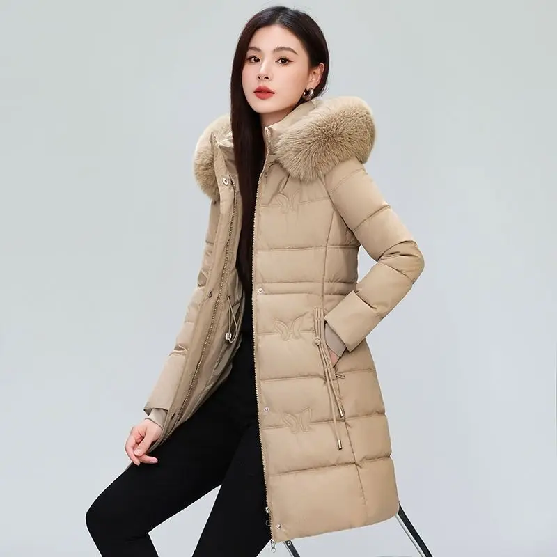 Ladies Winter Coat Women Fur Collar Hooded Jacket Woman Casual Warm Outerwear Jackets Female Girls Black Clothes BVA1340
Ladies Winter Coat Women Fur Collar Hooded Jacket Woman Casual Warm Outerwear Jackets Female Girls Black Clothes BVA1340