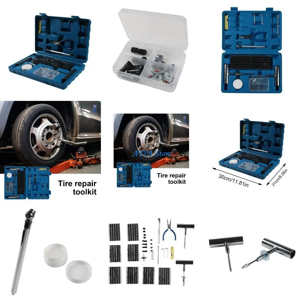 U13C Набор для быстрого ремонта автомобильных шин завершает ремонтный комплект для экстренных ситуаций с шинами. Комплексный в
U13C Набор для быстрого ремонта автомобильных шин завершает ремонтный комплект для экстренных ситуаций с шинами. Комплексный в