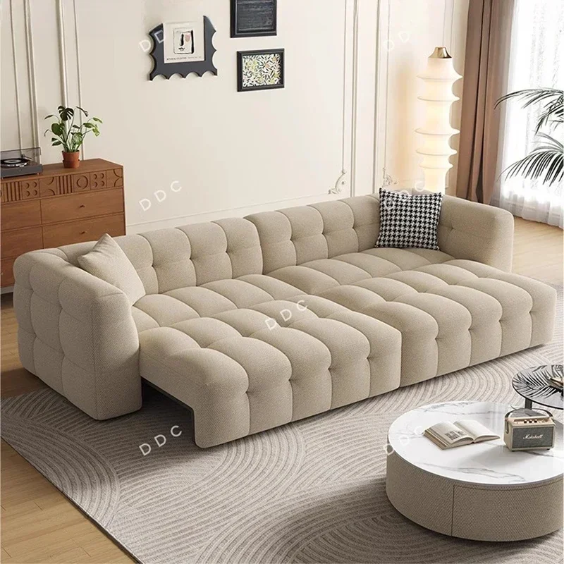 Nordic Cream Style Living Room Modern Electric Retractable Reclining Sofa Bed - Home Furniture Divano Letto YXLS
Nordic Cream Style Living Room Modern Electric Retractable Reclining Sofa Bed - Home Furniture Divano Letto YXLS