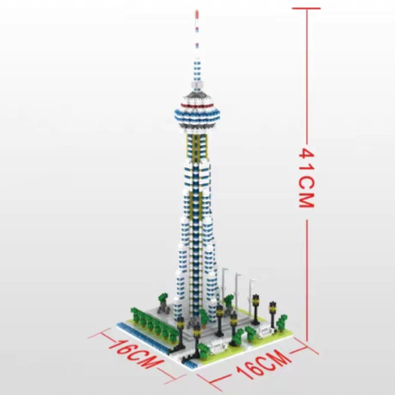 Toy for Children Toronto Canada's National CN Tower Square 3D Model DIY Diamond Blocks Bricks Building World Architecture
Toy for Children Toronto Canada's National CN Tower Square 3D Model DIY Diamond Blocks Bricks Building World Architecture