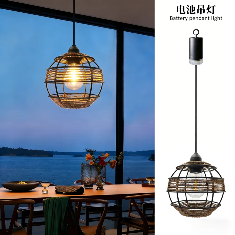 Retro Wrought Iron Pendant Light LED Industrial Style Chandelier Suitable for Restaurant Garden Courtyard Bar Ambient Lighting
Retro Wrought Iron Pendant Light LED Industrial Style Chandelier Suitable for Restaurant Garden Courtyard Bar Ambient Lighting