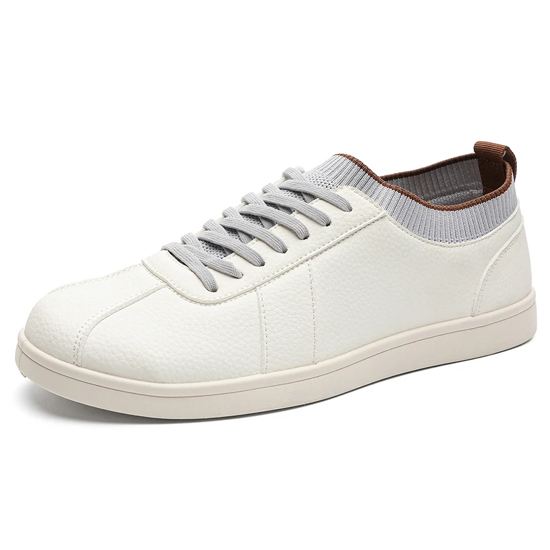 Men's Minimalist Casual Sneakers Sock Collar Low Top Skate Shoes Breathable Cotton Lining Plain Fashion Board Shoes Size 39-45
Men's Minimalist Casual Sneakers Sock Collar Low Top Skate Shoes Breathable Cotton Lining Plain Fashion Board Shoes Size 39-45