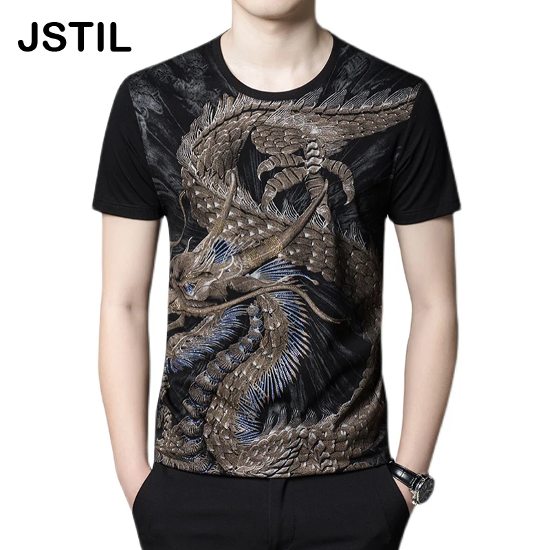 2022 New Men's Summer Shirts Short Sleeve Dargon T-shirt Fashion Lapel Plus Size Casual Slim Tops Clothing T-shirt Top Men
2022 New Men's Summer Shirts Short Sleeve Dargon T-shirt Fashion Lapel Plus Size Casual Slim Tops Clothing T-shirt Top Men
