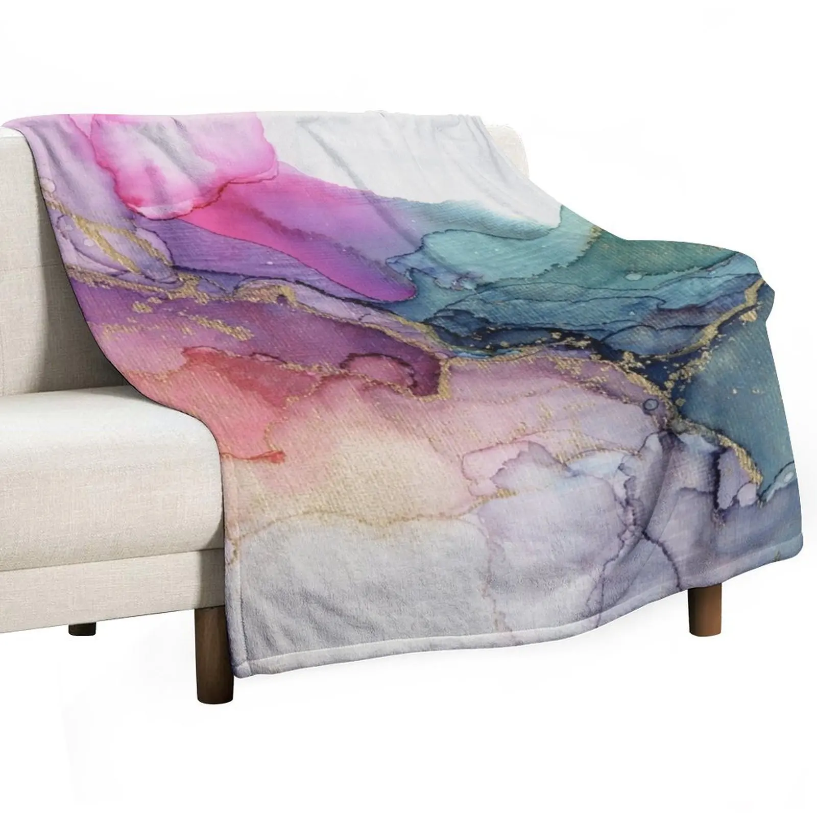 Abstract Coral Turquoise Gold Ink Painting on Canvas Throw Blanket for winter Nap Tourist halloween Blankets
Abstract Coral Turquoise Gold Ink Painting on Canvas Throw Blanket for winter Nap Tourist halloween Blankets