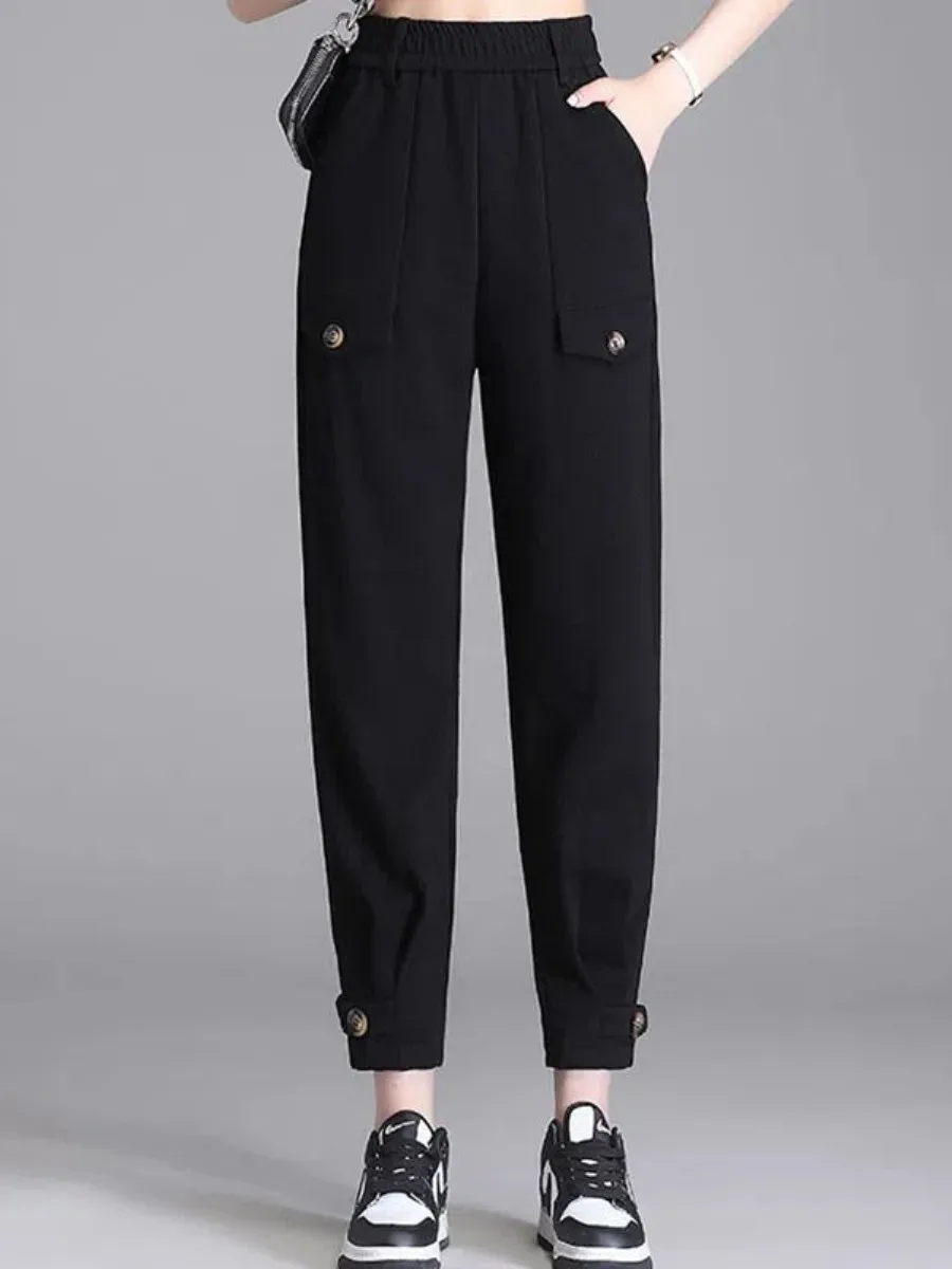 Thickened Woolen Trousers Women's Autumn Winter New Style Loose Harlan Pants Health Ring Protection Knees Casual Fashion
Thickened Woolen Trousers Women's Autumn Winter New Style Loose Harlan Pants Health Ring Protection Knees Casual Fashion