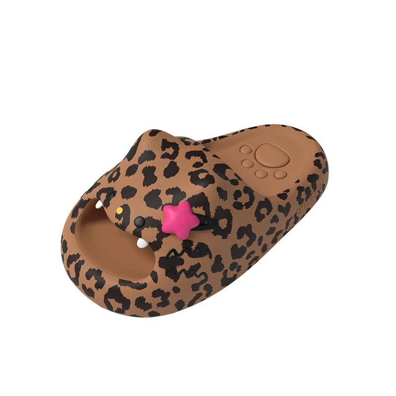Leopard Print Cute 3D Cartoon Kitty Slippers Women Star Hair Clip Anti Skid Odorless Home Shoe Woman Cat Paw Slides Scuff Sandal
Leopard Print Cute 3D Cartoon Kitty Slippers Women Star Hair Clip Anti Skid Odorless Home Shoe Woman Cat Paw Slides Scuff Sandal