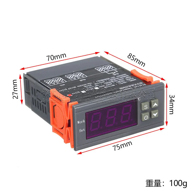 10PCS MH-1210W/ultra-wide voltage microcomputer intelligent digital display thermostat, working voltage range AC90V~ 250V
10PCS MH-1210W/ultra-wide voltage microcomputer intelligent digital display thermostat, working voltage range AC90V~ 250V