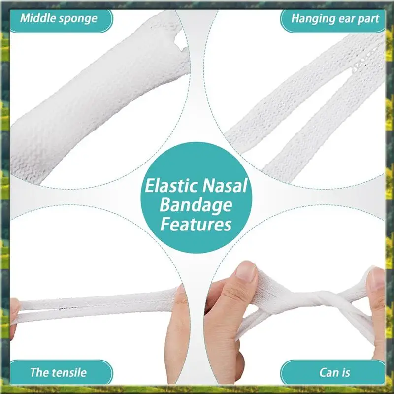 ABGZ 30 Pcs Elastic Nose Bandage Nasal Bandage Dressing Holder Nasal Surgery Bandages Recovery Supplies
ABGZ 30 Pcs Elastic Nose Bandage Nasal Bandage Dressing Holder Nasal Surgery Bandages Recovery Supplies