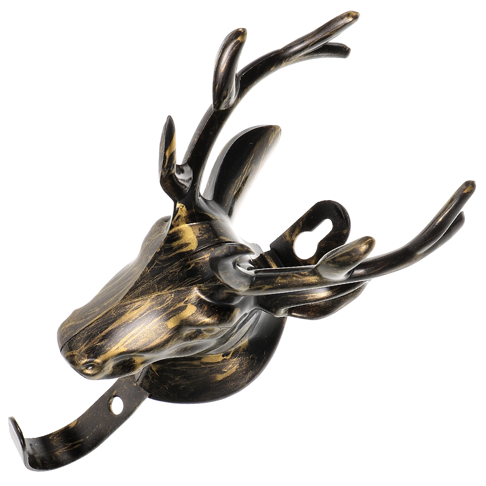 Deer Head Golden Copper Color Bent Hook Single Wall Mounted Hook For Clothing Stores Home Office Can Hang Clothes Bags Hats
Deer Head Golden Copper Color Bent Hook Single Wall Mounted Hook For Clothing Stores Home Office Can Hang Clothes Bags Hats