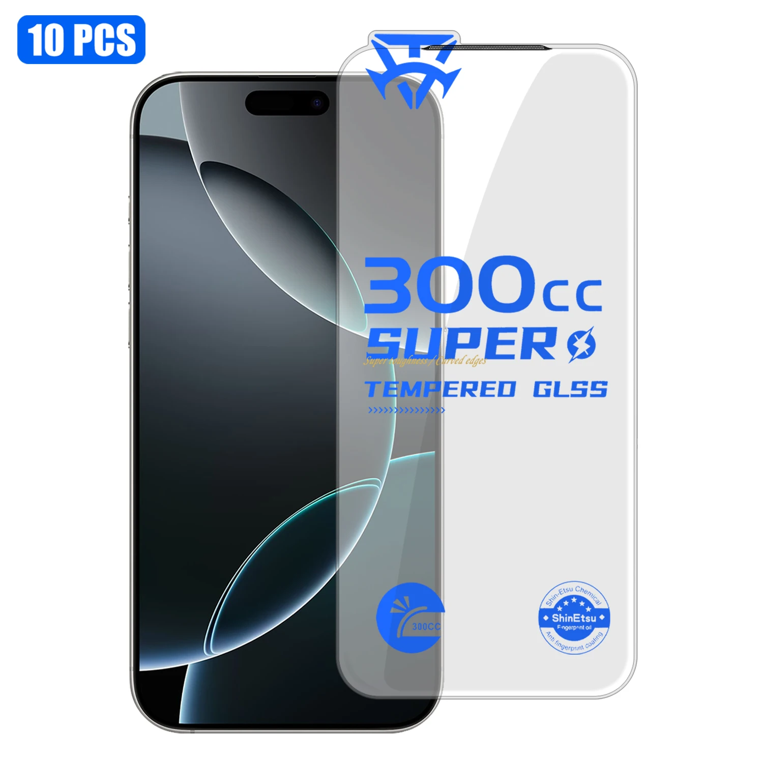 For iPhone 16 Pro Max 10Pcs Tempered Glass Film 9H+ 300CC Edgeless Anti Static HD Full Screen Protector - Transparent
For iPhone 16 Pro Max 10Pcs Tempered Glass Film 9H+ 300CC Edgeless Anti Static HD Full Screen Protector - Transparent