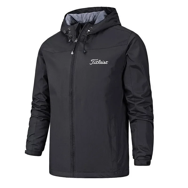 Men Spring Autumn Hooded Windproof Waterproof Windbreaker Zip Letter Print Coat Casual Golf Camping Travel Outdoor Jacket
Men Spring Autumn Hooded Windproof Waterproof Windbreaker Zip Letter Print Coat Casual Golf Camping Travel Outdoor Jacket