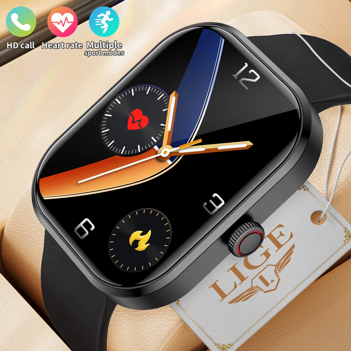 Smart Band Water-Resistant For Daily Use Activity Tracking Smart Watches Sports Modes Bluetooth Music Smartwatch For Android iOS