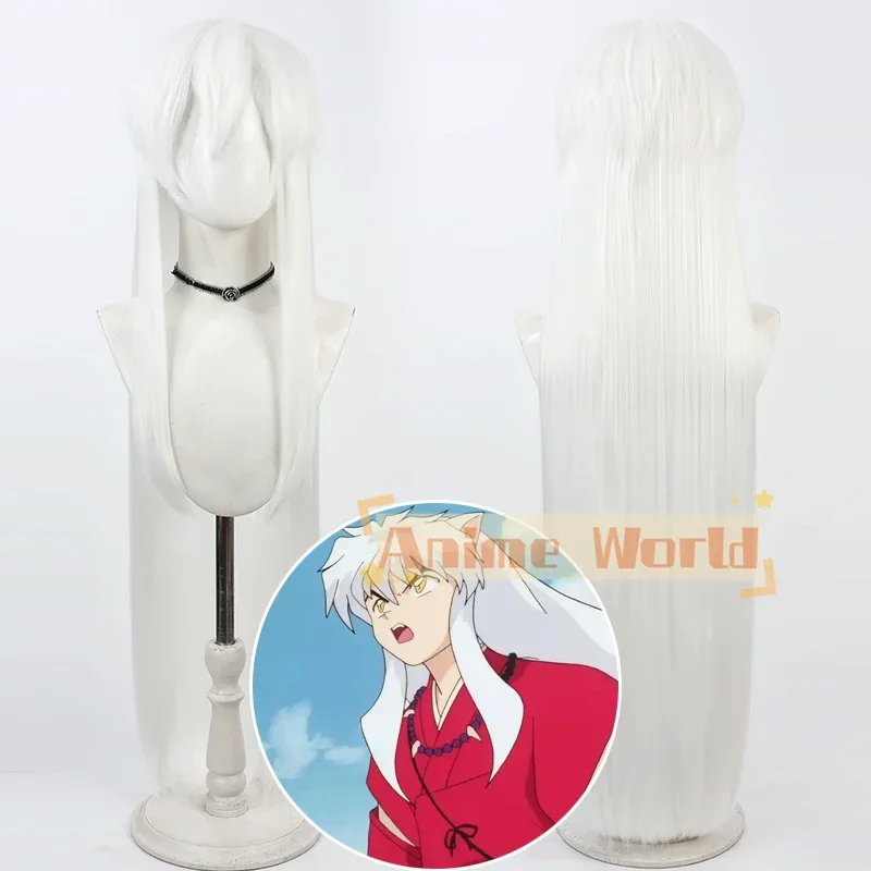Anime Sesshoumaru Cosplay Wigs 100cm Long White Styled Heat Resistant Synthetic Hair Wig + Wig Cap
Anime Sesshoumaru Cosplay Wigs 100cm Long White Styled Heat Resistant Synthetic Hair Wig + Wig Cap