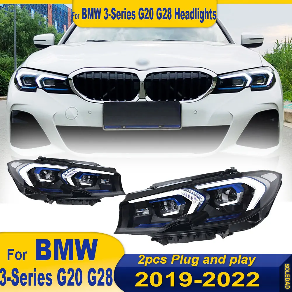 Стайлинг автомобиля Фара для BMW 3 серии G20 G28 2019 2020 2021 2022, обновление нового стиля, полностью светодиодный DRL, передний фонарь в сборе
Стайлинг автомобиля Фара для BMW 3 серии G20 G28 2019 2020 2021 2022, обновление нового стиля, полностью светодиодный DRL, передний фонарь в сборе