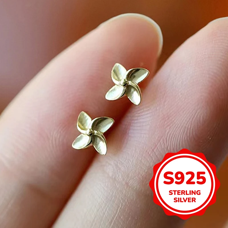 s925 sterling silver windmill mini earrings for women light luxury classic elegant fashion daily retro simple casual 
s925 sterling silver windmill mini earrings for women light luxury classic elegant fashion daily retro simple casual
