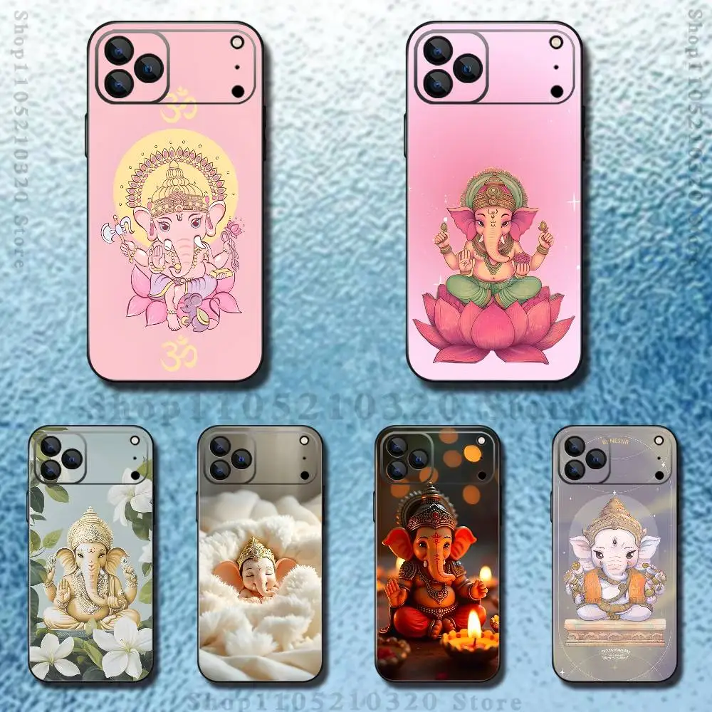 Ganesh Elephant God Phone Case For iPhone 17,16,15,14,13,12,11,Pro,Max,Plus,E,Air,Mini Protective Black Cover
Ganesh Elephant God Phone Case For iPhone 17,16,15,14,13,12,11,Pro,Max,Plus,E,Air,Mini Protective Black Cover