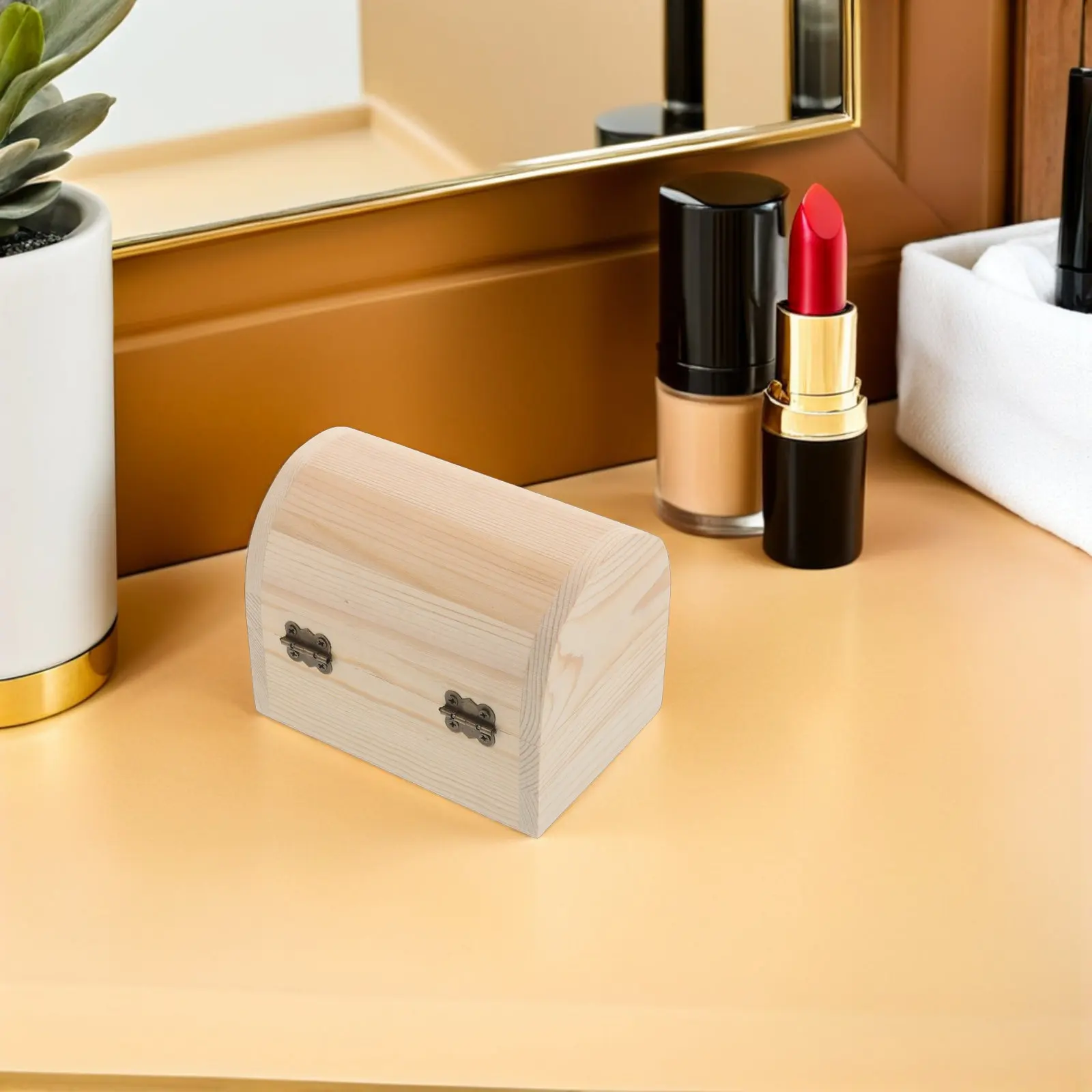 2Pcs Elegant Arch Retro Wooden Mini Jewelry Box Unfinished Solid Wood Treasure Chest for DIY Craft Storage Trinkets Keepsakes
2Pcs Elegant Arch Retro Wooden Mini Jewelry Box Unfinished Solid Wood Treasure Chest for DIY Craft Storage Trinkets Keepsakes