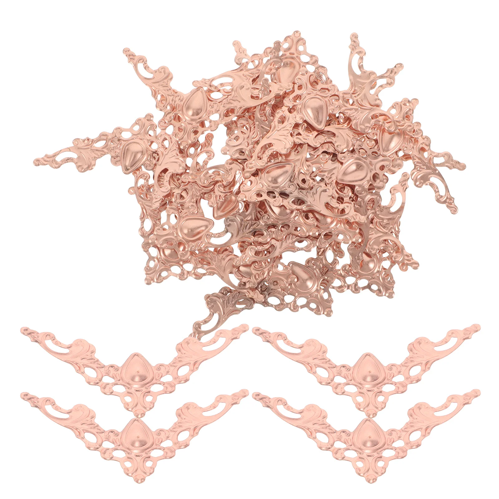 150Pcs Decorative Corner Appliques Metal Trim for Boxes Scrapbooking Corners Photo Sticker Corners Furniture Decor Cabinet
150Pcs Decorative Corner Appliques Metal Trim for Boxes Scrapbooking Corners Photo Sticker Corners Furniture Decor Cabinet