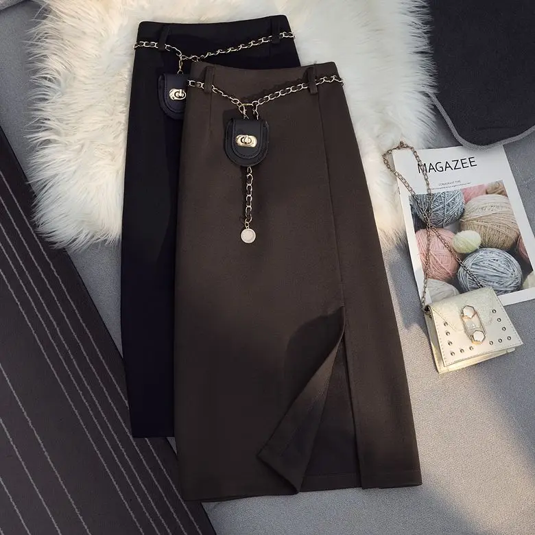 2023 Autumn Winter New Women Korean High Waist A-line Skirts Female Long Woolen Warm Skirts Ladies Solid Color Slim Skirts Q615
2023 Autumn Winter New Women Korean High Waist A-line Skirts Female Long Woolen Warm Skirts Ladies Solid Color Slim Skirts Q615