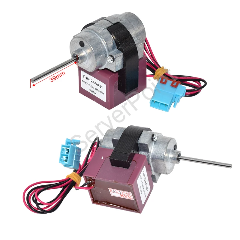 Test OK Refrigerator Fan Motor D4612AAA13 D4612AAA21 DC12V 2.5W 2200RPM Two Lines
Test OK Refrigerator Fan Motor D4612AAA13 D4612AAA21 DC12V 2.5W 2200RPM Two Lines