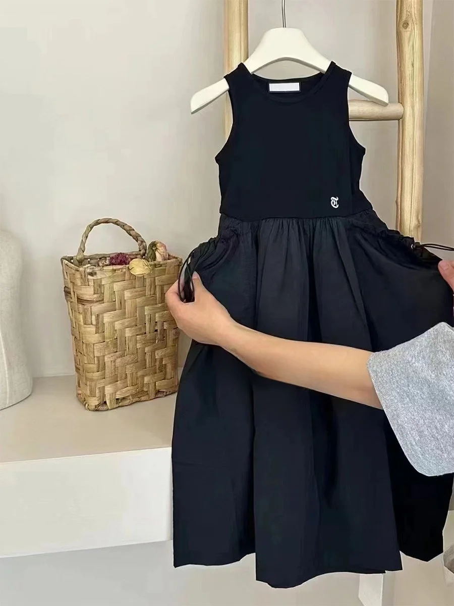 Girls' Black Princess Dress Children's Summer Clothing New 2026 Big Kids Vest Dress Korean Style Thin Fabric Other Material
Girls' Black Princess Dress Children's Summer Clothing New 2026 Big Kids Vest Dress Korean Style Thin Fabric Other Material