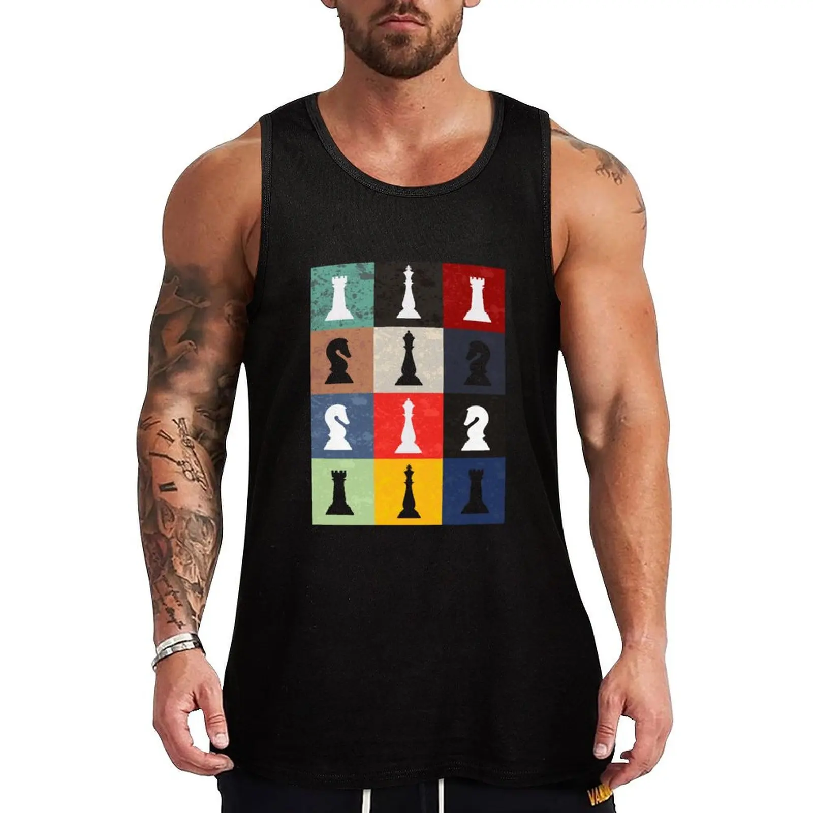 Retro Chess Player Grandmaster Strategy Board Game Gift Tank Top Workout Running Tank Top Lightweight Breathable Wear
Retro Chess Player Grandmaster Strategy Board Game Gift Tank Top Workout Running Tank Top Lightweight Breathable Wear