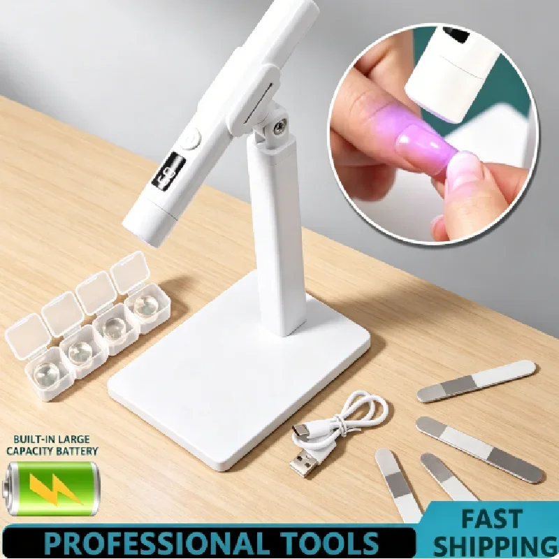 Mini Portable Rechargeable Desk UV LED Nail Dryer With Removable Stand Display Professional Nail Lamp
Mini Portable Rechargeable Desk UV LED Nail Dryer With Removable Stand Display Professional Nail Lamp