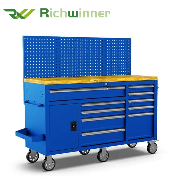 Professional Blue Steel Tool Cabinet Rolling Workshop Cart with Wheels Heavy Duty Mechanic Storage Box Garage Workbench Unit
Professional Blue Steel Tool Cabinet Rolling Workshop Cart with Wheels Heavy Duty Mechanic Storage Box Garage Workbench Unit