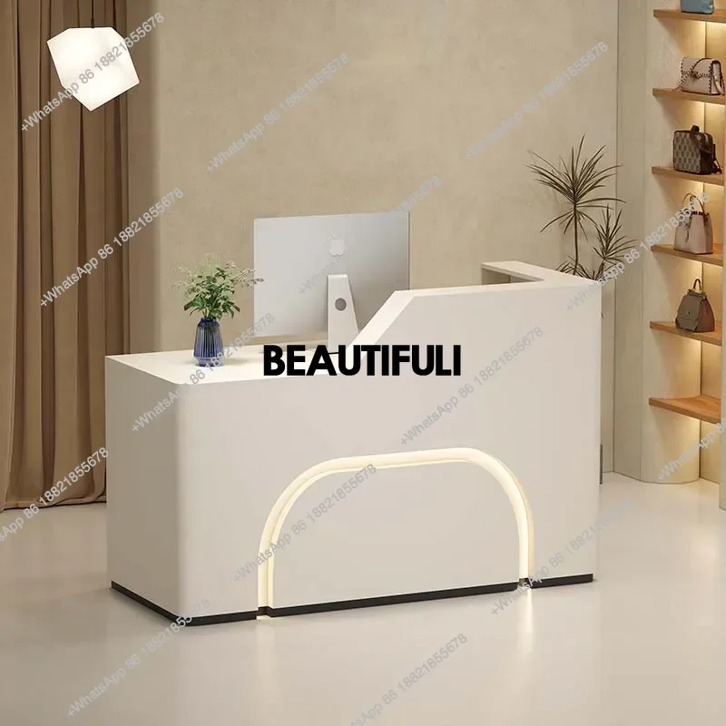 Salon Commercial Reception Desk Bar Counter Classic Unique Professional Glamour Simple Luxury Mostrador Commercial Furniture
Salon Commercial Reception Desk Bar Counter Classic Unique Professional Glamour Simple Luxury Mostrador Commercial Furniture