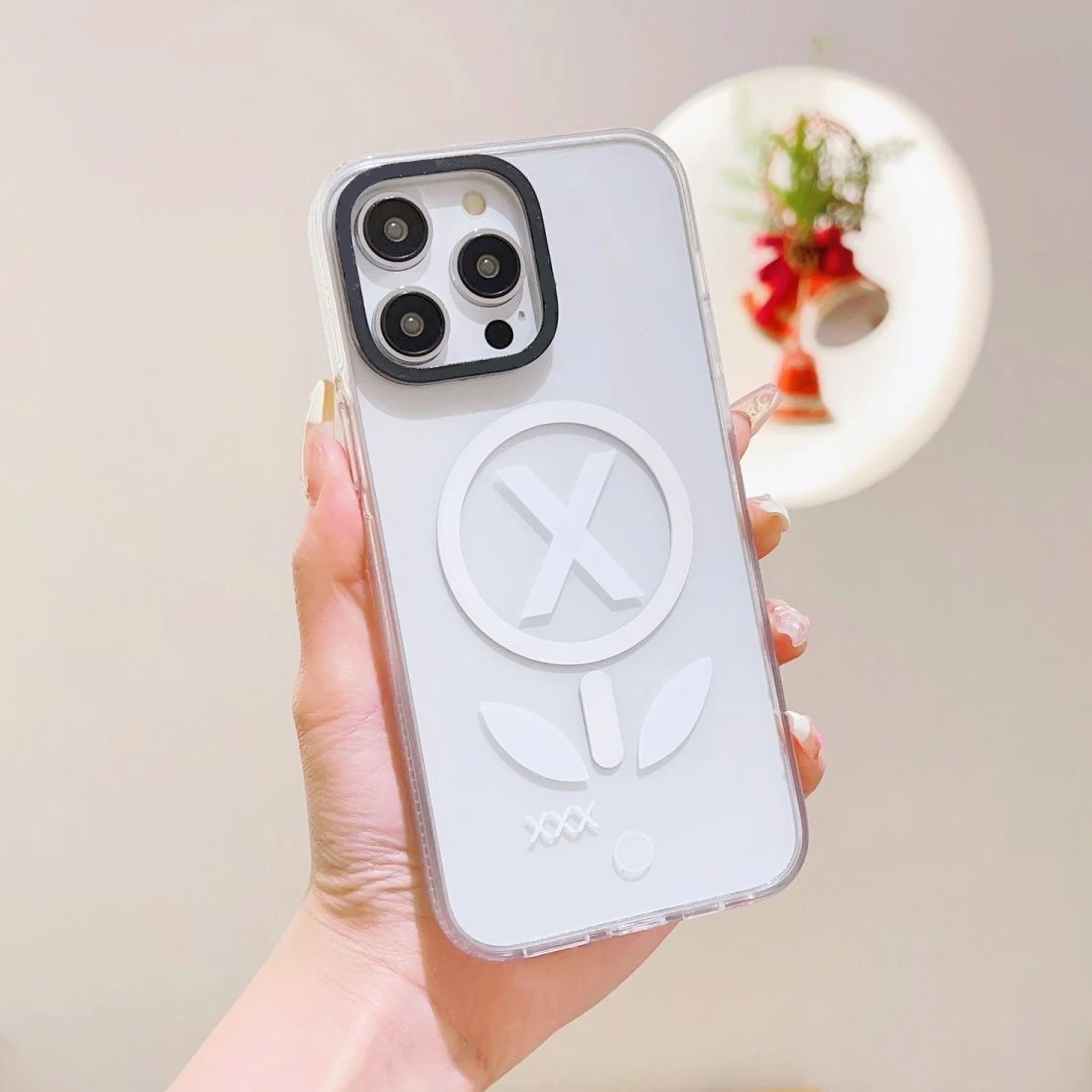 MagSafe Transparent Border X Phone Case Cover for IPhone 11 12 13 14 15 16 Pro Max Case for IPhone 16 Pro
MagSafe Transparent Border X Phone Case Cover for IPhone 11 12 13 14 15 16 Pro Max Case for IPhone 16 Pro