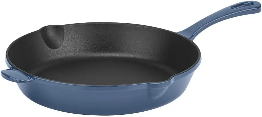 10-Inch Enameled Cast Iron Fry Pan, Provencal Blue, Superior Heat Retention & Even Cooking
10-Inch Enameled Cast Iron Fry Pan, Provencal Blue, Superior Heat Retention & Even Cooking