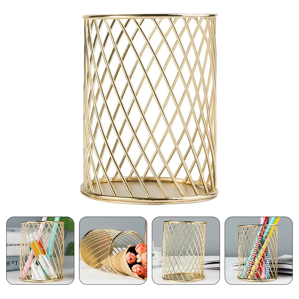 1Pcs Metal Hollow Pen Holder Desktop Organizer for Stationery Makeup Brushes Pens Iron Storage for Home Office
1Pcs Metal Hollow Pen Holder Desktop Organizer for Stationery Makeup Brushes Pens Iron Storage for Home Office