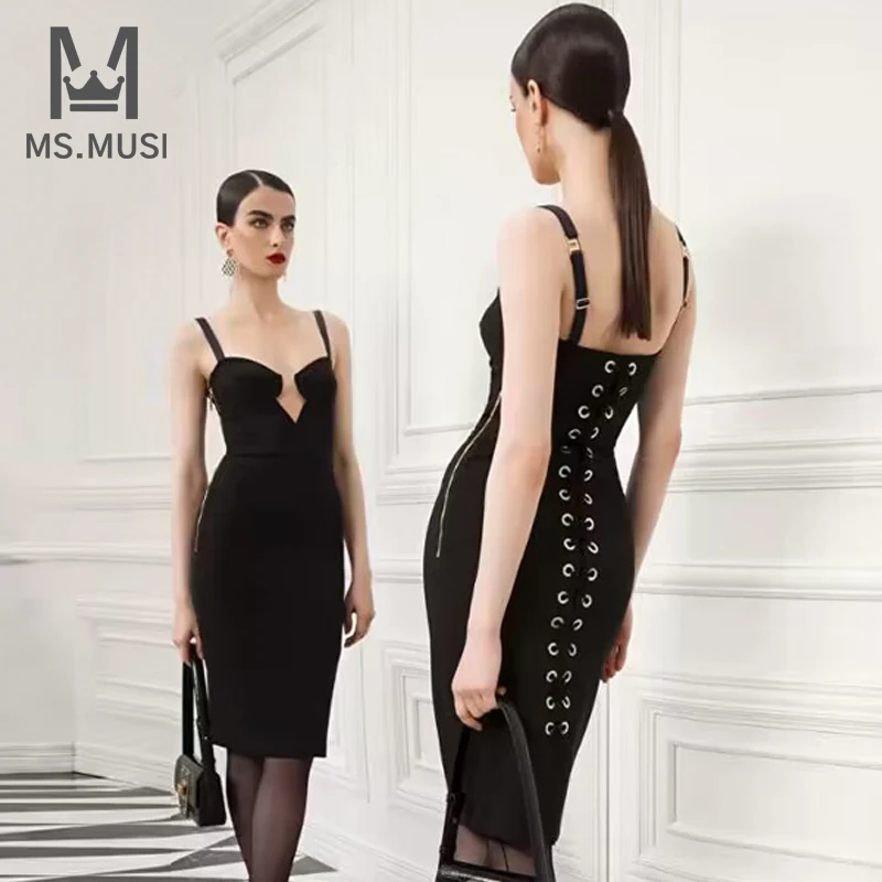 MSMUSI 2023 New Fashion Women Sexy Strap Deep V Lace Up Backless Sleeveless Mesh Bandage Party Club Bodycon Event Midi Dress
MSMUSI 2023 New Fashion Women Sexy Strap Deep V Lace Up Backless Sleeveless Mesh Bandage Party Club Bodycon Event Midi Dress