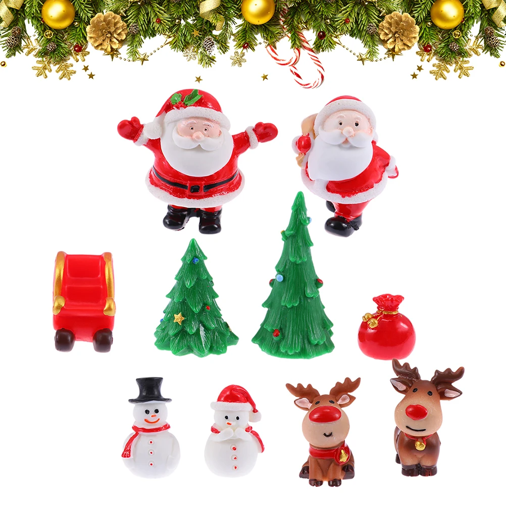 10 Pcs Resin Christmas naments Snowman Reindeer Decoration Desktop Adornment Home Festive Supply Party Hanging Decor
10 Pcs Resin Christmas naments Snowman Reindeer Decoration Desktop Adornment Home Festive Supply Party Hanging Decor
