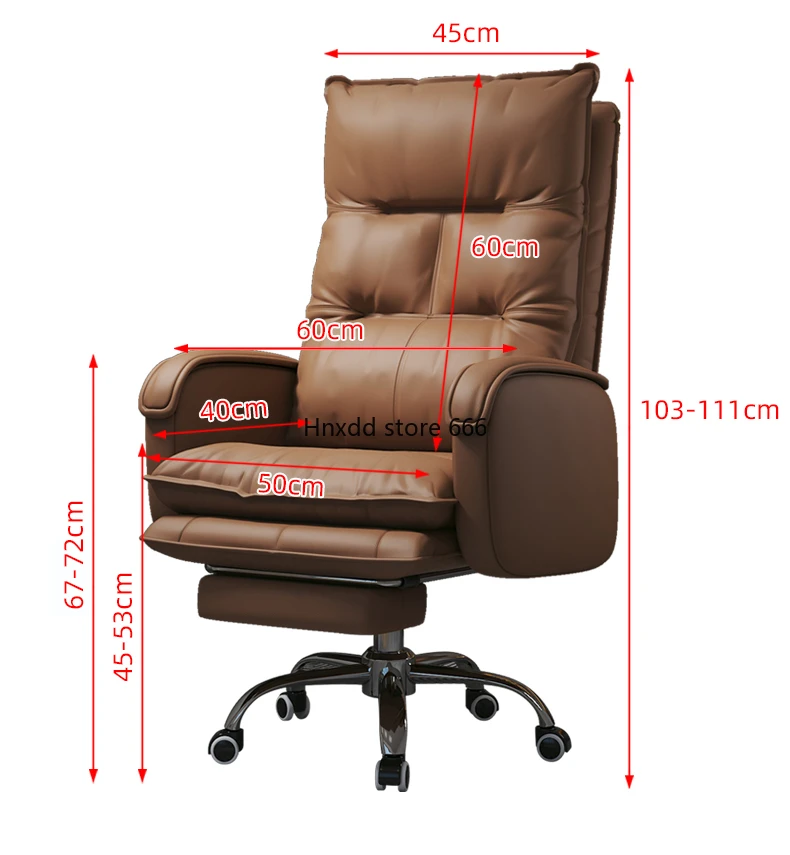 Leather Executive Office Chair Relax Support Back Ergonomic Gaming Chair Playseat Reclining Silla De Oficina Office Furniture
Leather Executive Office Chair Relax Support Back Ergonomic Gaming Chair Playseat Reclining Silla De Oficina Office Furniture