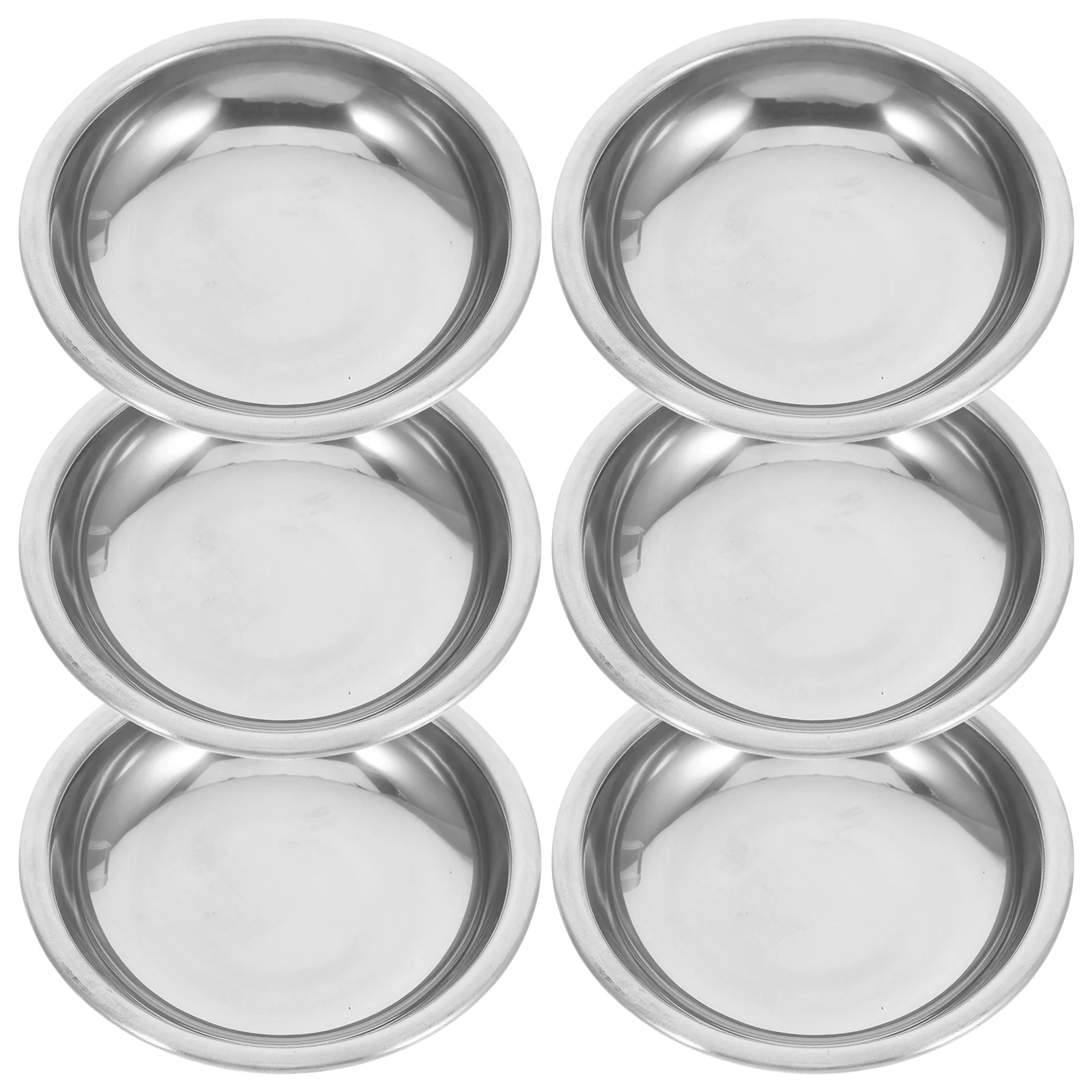6 Pcs Ramen Bowl Stainless Steel Plate The Dip Sauce Dish Saucer Containers for Food
6 Pcs Ramen Bowl Stainless Steel Plate The Dip Sauce Dish Saucer Containers for Food