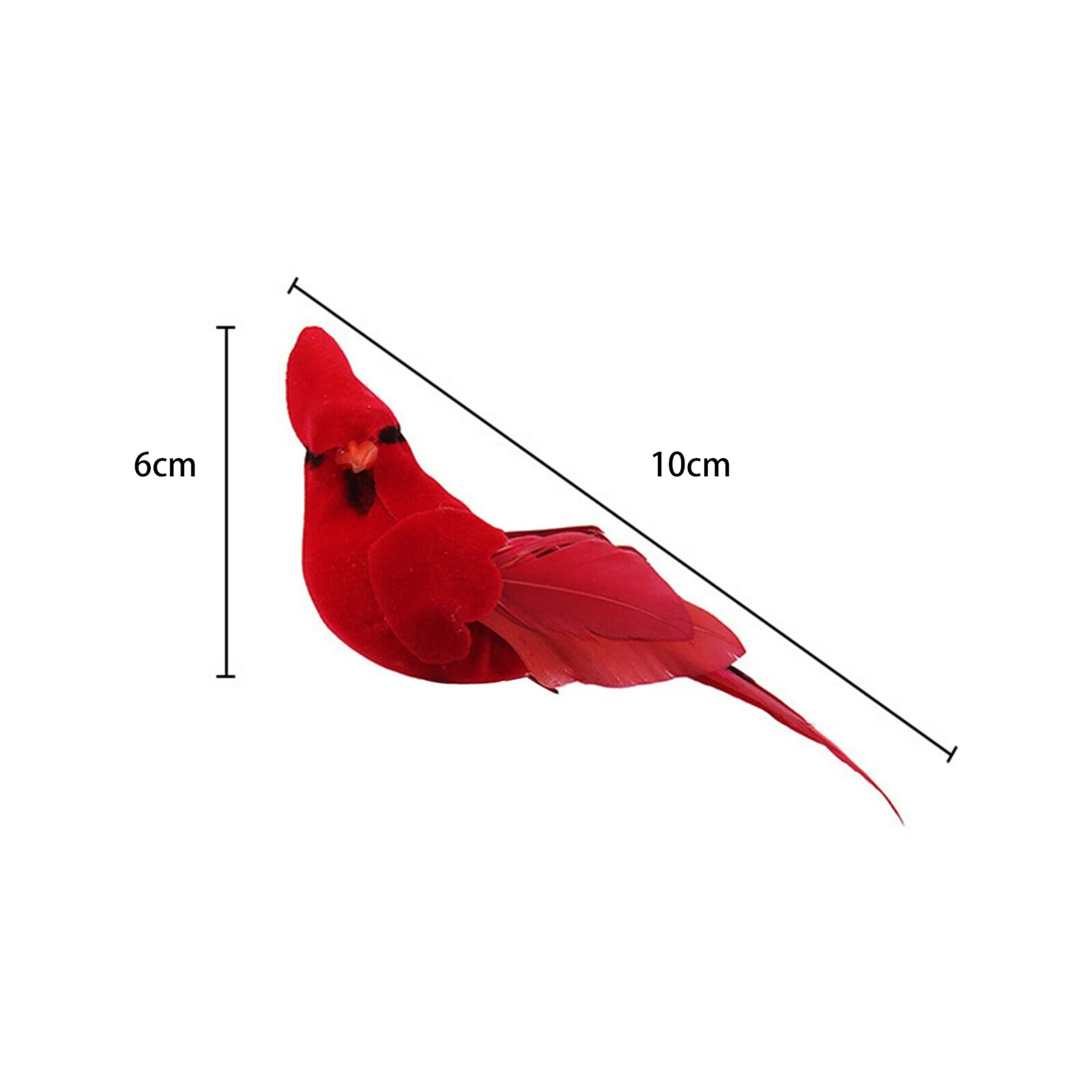 ABLQ 24Pcs Clip-On Artificial Red Cardinals Christmas Ornaments Feathered Bird Xmas
ABLQ 24Pcs Clip-On Artificial Red Cardinals Christmas Ornaments Feathered Bird Xmas