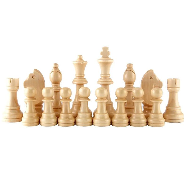 32pcs Wooden Chess Pieces Complete Chessmen International Word Chess Set Chess Piece Entertainment Accessories NEW
32pcs Wooden Chess Pieces Complete Chessmen International Word Chess Set Chess Piece Entertainment Accessories NEW