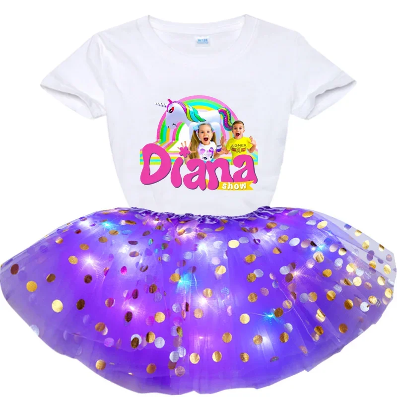 2024 Summer Girls Tutu Dress Set Birthday T Shirt Tutu Dress Girl Kids Set Party Light Christmas Dress Little Girl Costume
2024 Summer Girls Tutu Dress Set Birthday T Shirt Tutu Dress Girl Kids Set Party Light Christmas Dress Little Girl Costume