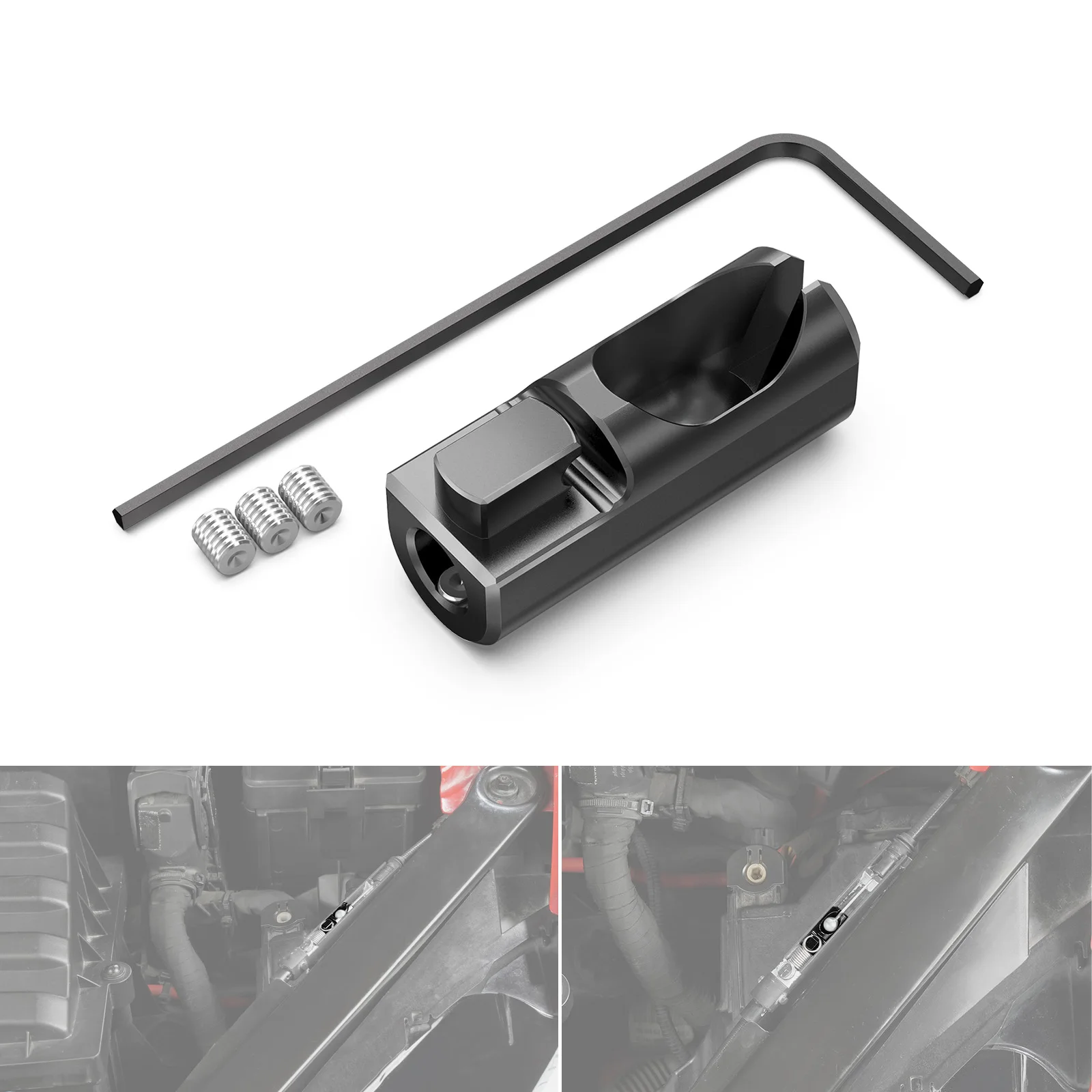 BEVINSEE Aluminum Bonnet Latch Cable Buckle for VW for Golf MK7 GTI 5G/AU/BA/BE/BQ/BX for Golf Sportvan AM for Passat 3G
BEVINSEE Aluminum Bonnet Latch Cable Buckle for VW for Golf MK7 GTI 5G/AU/BA/BE/BQ/BX for Golf Sportvan AM for Passat 3G